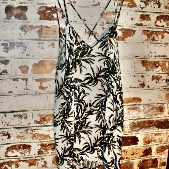 Onia Audrey Cover-Up Slip Dress Black and White - Picture 4 of 8